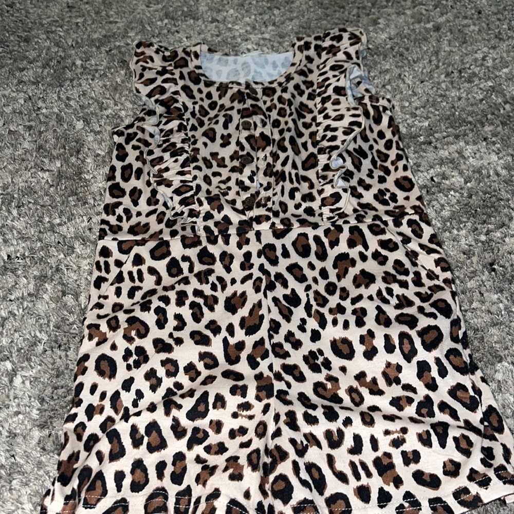 Leopard Romper